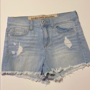 Pookie and Sebastian denim shorts